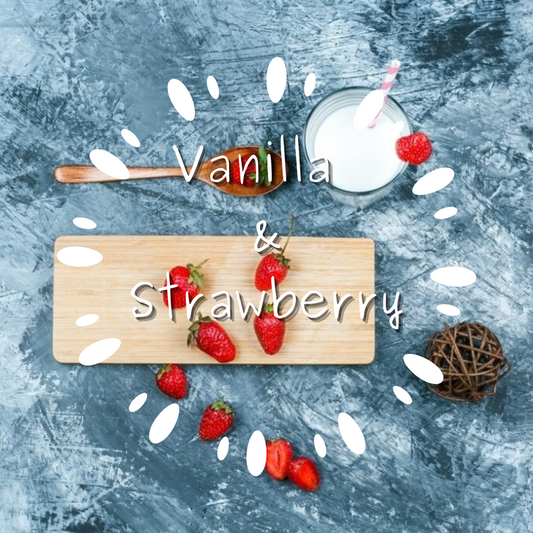 Vanilla and strawberry skull